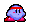 Kirby's stance, blue palette