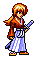 Kenshin's stance, light grey palette